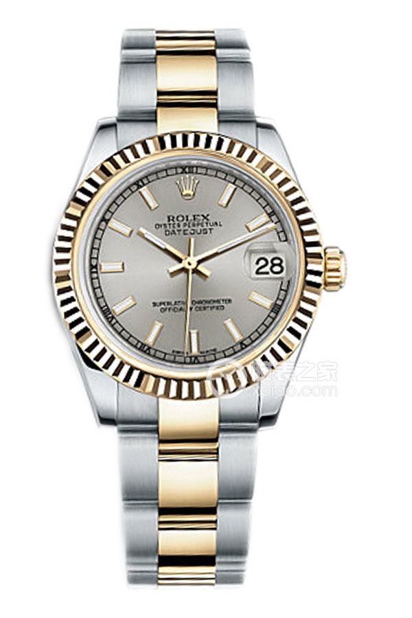 Rolex LADY-DATEJUST 178273 Gray Dial with Oyster Bracelet