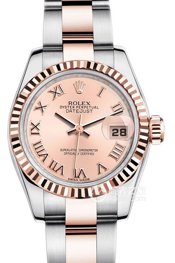 Rolex LADY-DATEJUST 179171-72131 Pink Dial with Diamonds