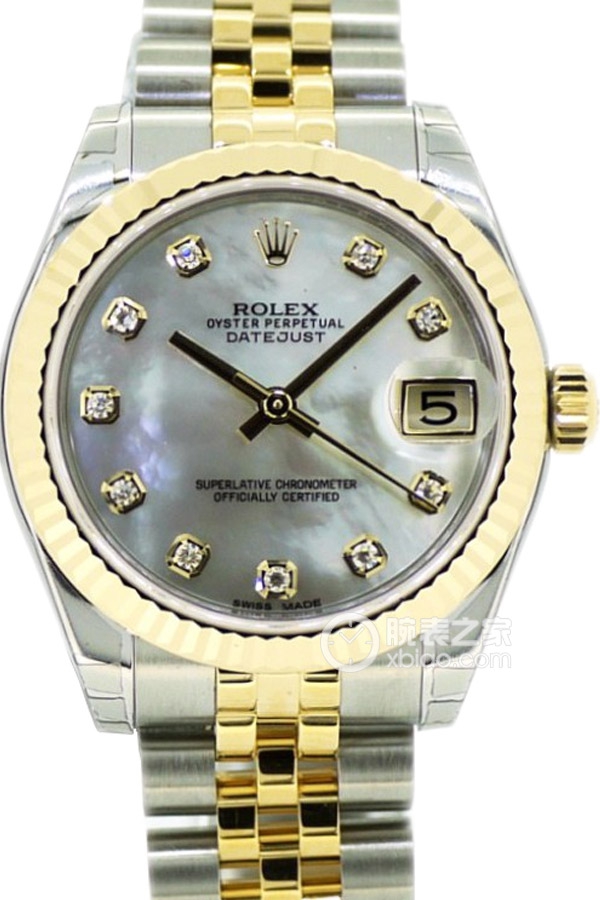 Rolex LADY-DATEJUST 178273-0017 White Mother of Pearl Dial