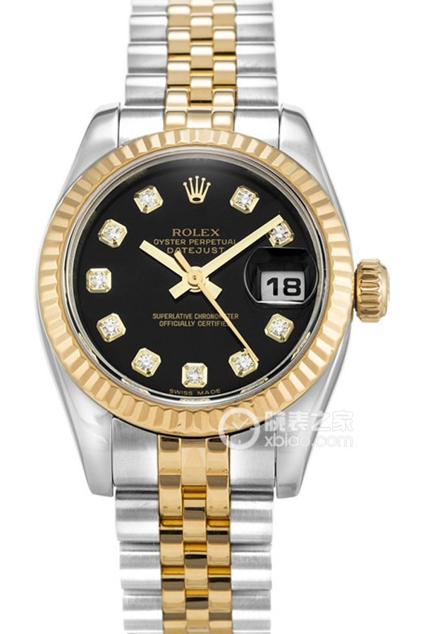 Rolex LADY-DATEJUST 179173 Black Dial