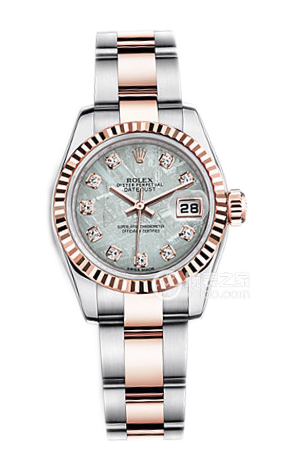 Rolex LADY-DATEJUST 179171 Meteorite Dial with Diamonds and Oyster Bracelet