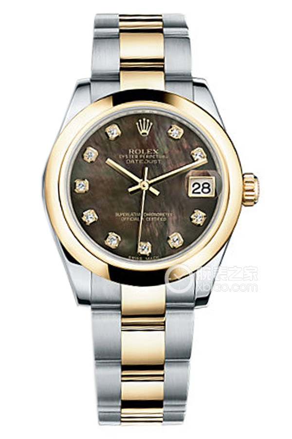 Rolex LADY-DATEJUST 178243 Black Mother of Pearl Dial