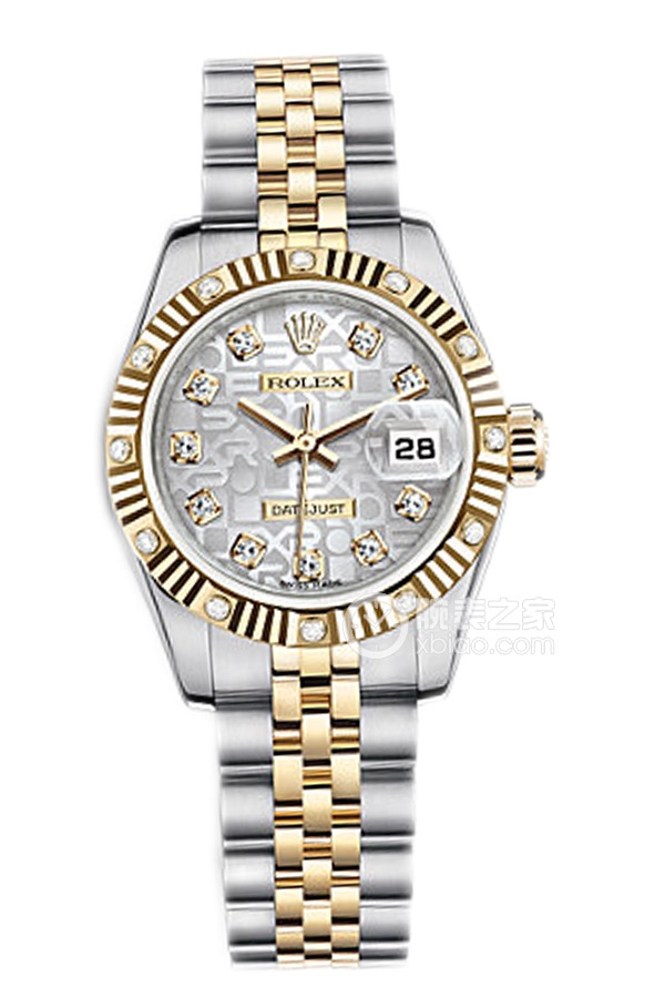 Rolex LADY-DATEJUST 179313 Silver Commemorative Pattern with Diamonds