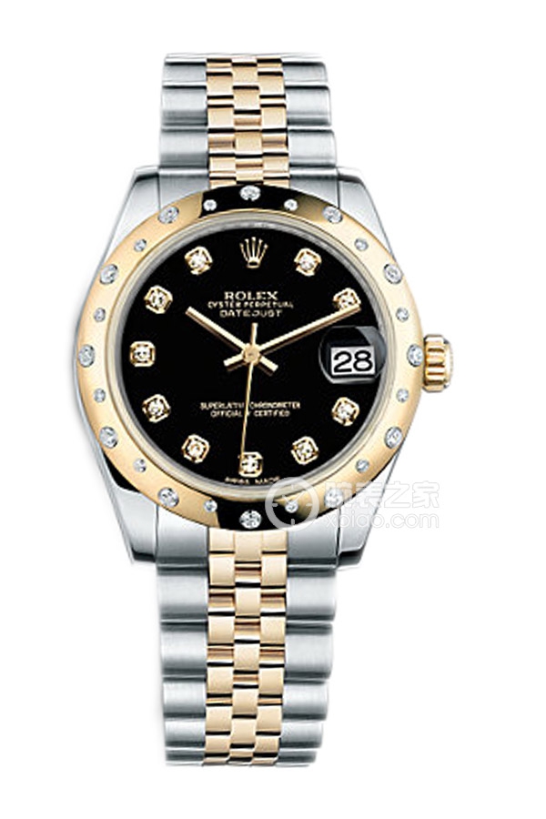Rolex LADY-DATEJUST 178343-63163 GBlack Dialwith Diamonds