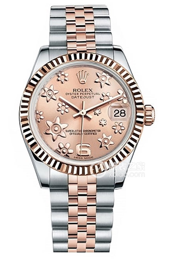 Rolex LADY-DATEJUST 178271 Pink Floral Dial