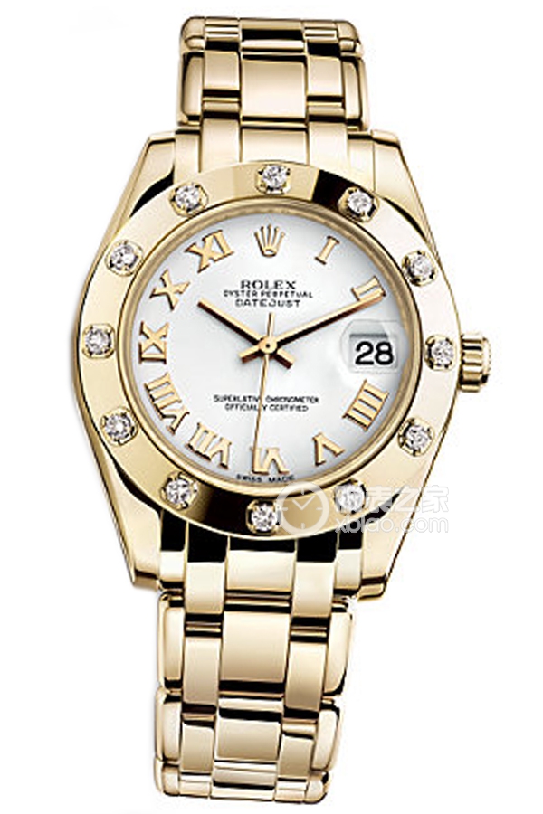 Rolex PEARLMASTER 81318 White Dial