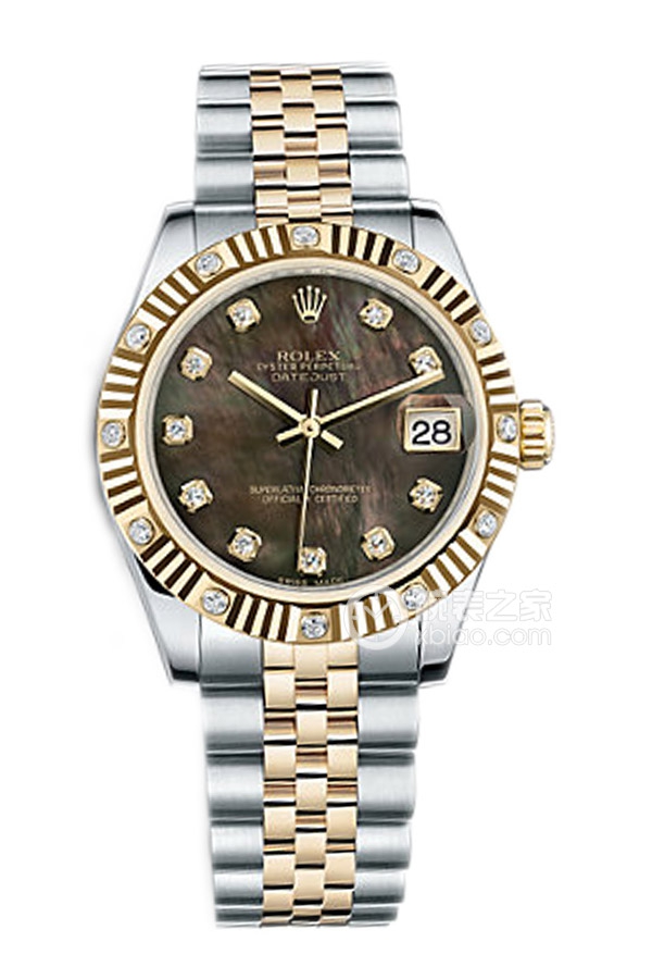 Rolex LADY-DATEJUST 178313 Black Mother of Pearl Dial