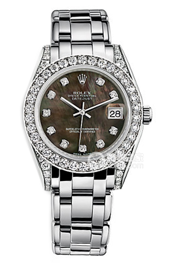 Rolex PEARLMASTER 81159 Black Mother of Pearl