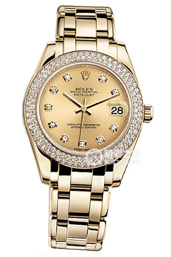 Rolex PEARLMASTER 81298-Champagne