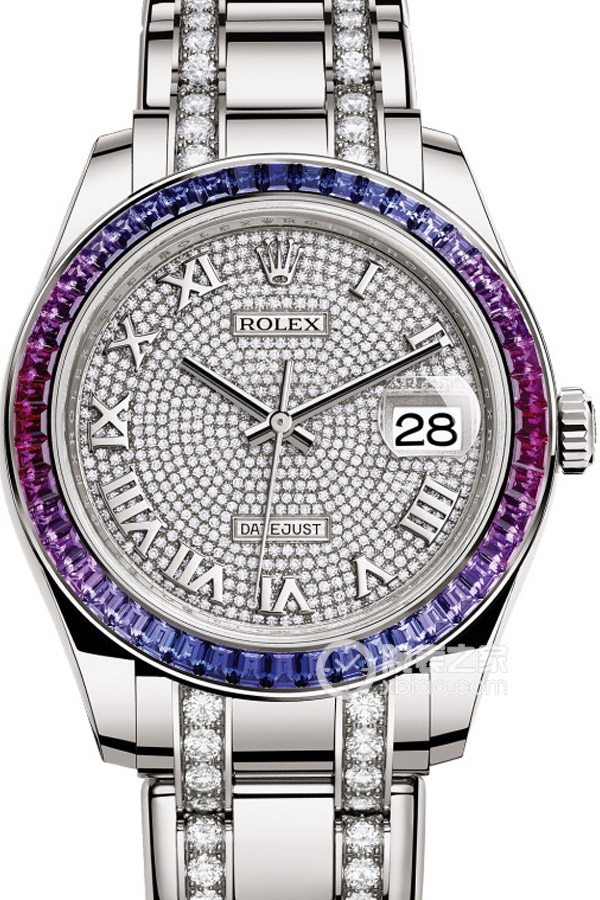 Rolex PEARLMASTER 86349SAFUBL Full Diamond Dial