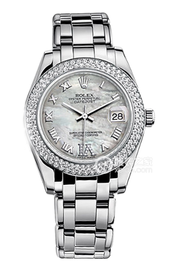 Rolex LADY-DATEJUST M81339-0067 White Mother of Pearl Dial with Diamonds