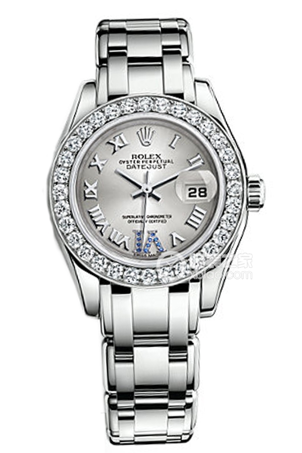 Rolex PEARLMASTER 80299 Silver VI Dial with Diamonds