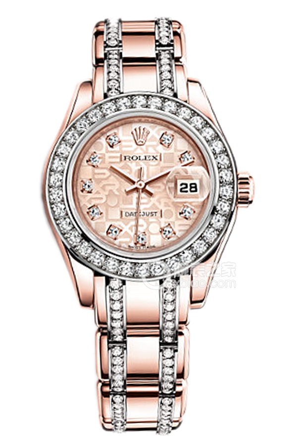 Rolex PEARLMASTER 80285 Pink Commemorative Pattern