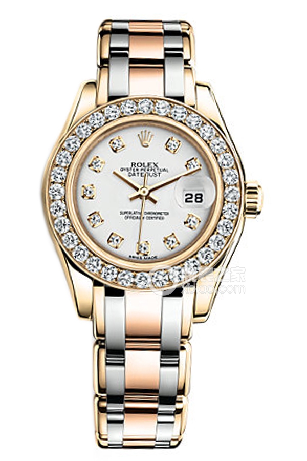 Rolex PEARLMASTER 80298 White Dial with Diamonds