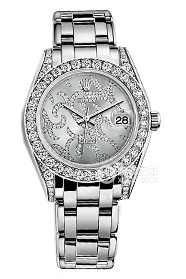 Rolex PEARLMASTER 81159 Dark Rhodium White Dial