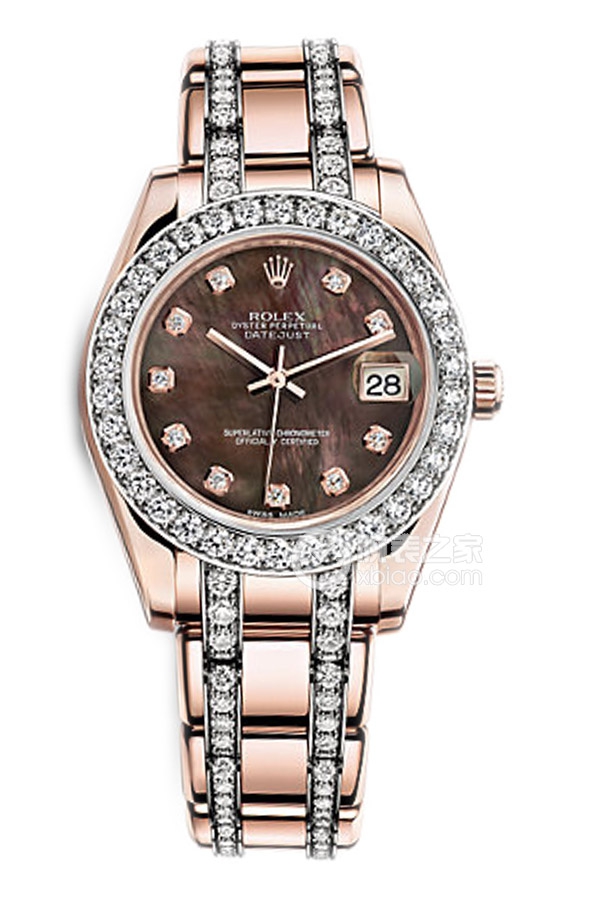 Rolex PEARLMASTER 81285(Mother of Pearl Dial)