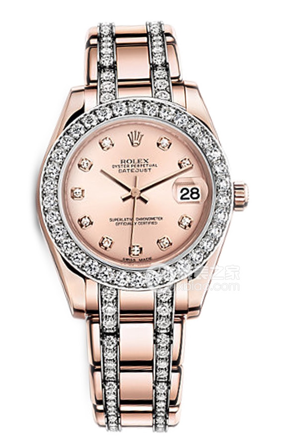 Rolex PEARLMASTER 81285 Pink Dial
