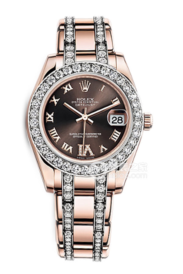 Rolex PEARLMASTER 81285 Chocolate Dial