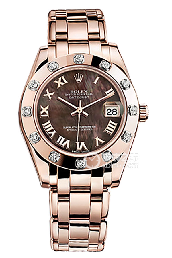 Rolex PEARLMASTER 81315 Black Mother of Pearl Dial