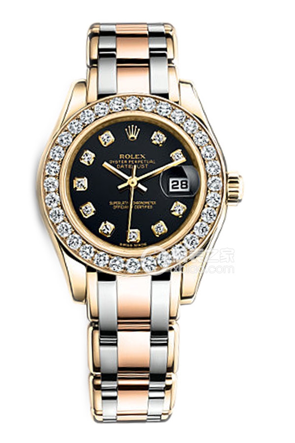 Rolex PEARLMASTER 80298Black Dialwith Diamonds