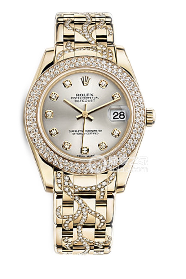 Rolex PEARLMASTER 81338Silver Dial