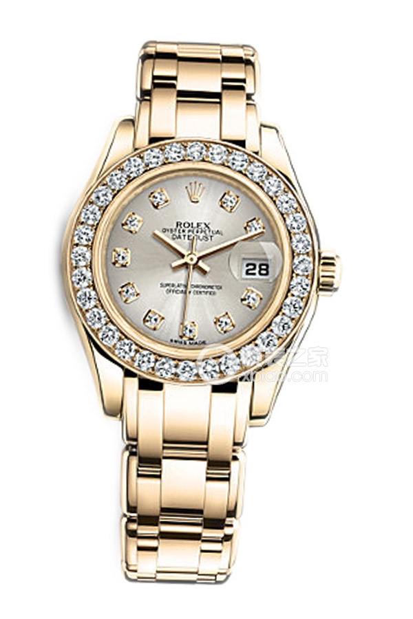 Rolex PEARLMASTER 80298Silver Dial