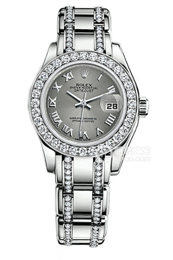 Rolex PEARLMASTER 80299(Dark Rhodium White Dial)