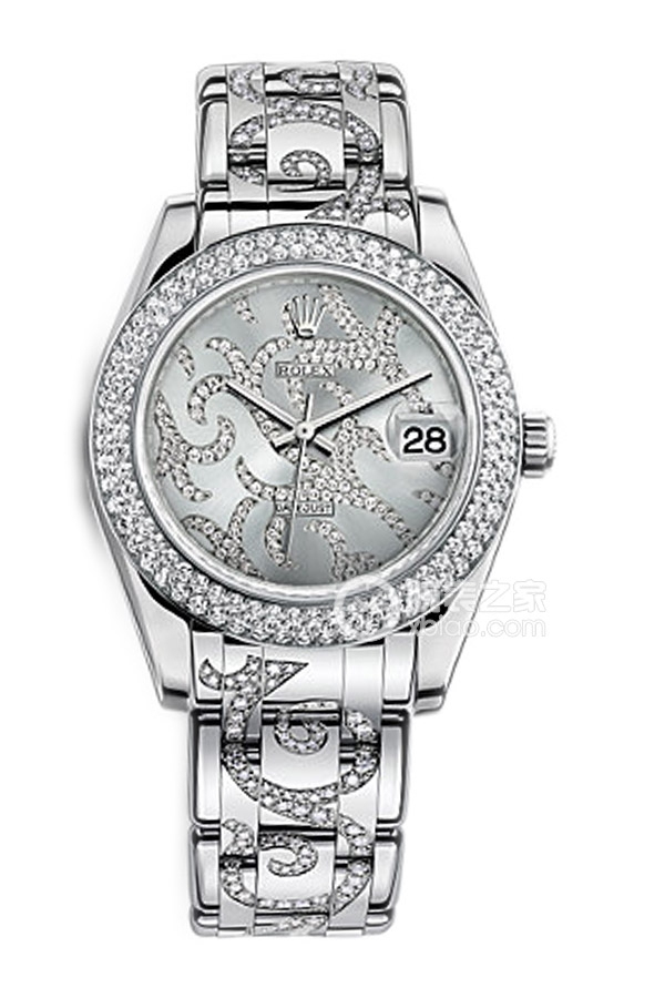 Rolex PEARLMASTER 81339 Deep Rhodium White