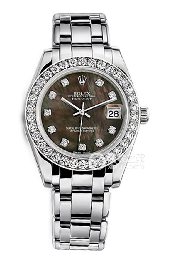 Rolex PEARLMASTER 81299 White Mother of Pearl Dial