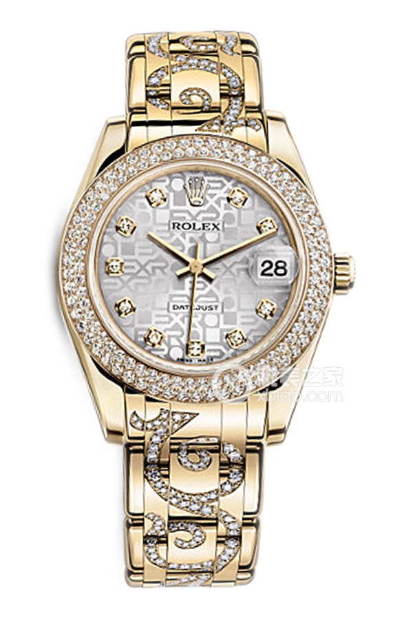 Rolex PEARLMASTER 81338 Commemorative Pattern with Diamonds