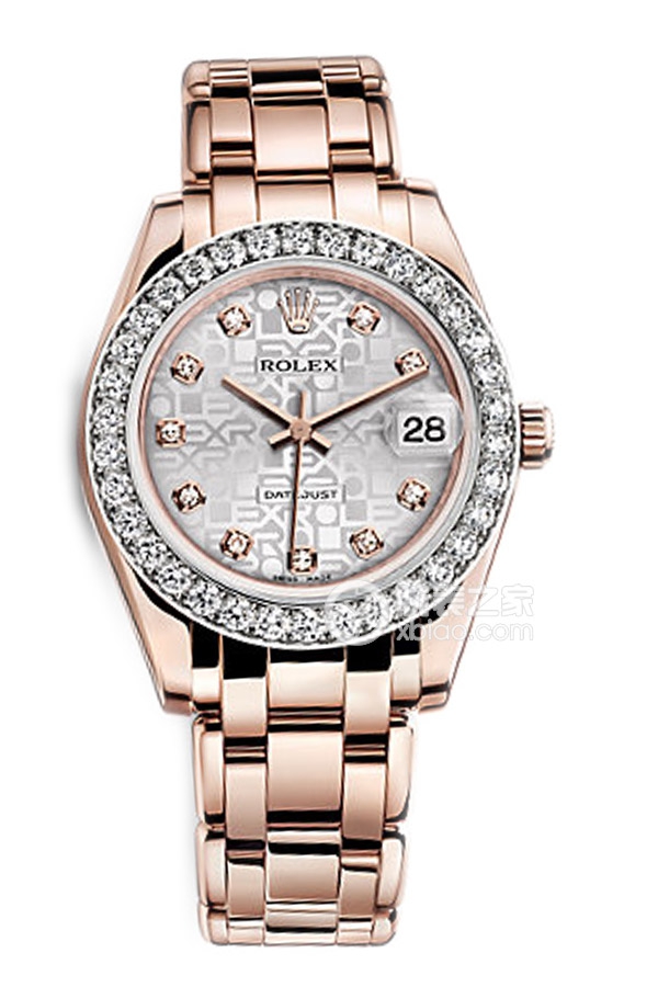 Rolex PEARLMASTER 81285 Silver Commemorative Dial