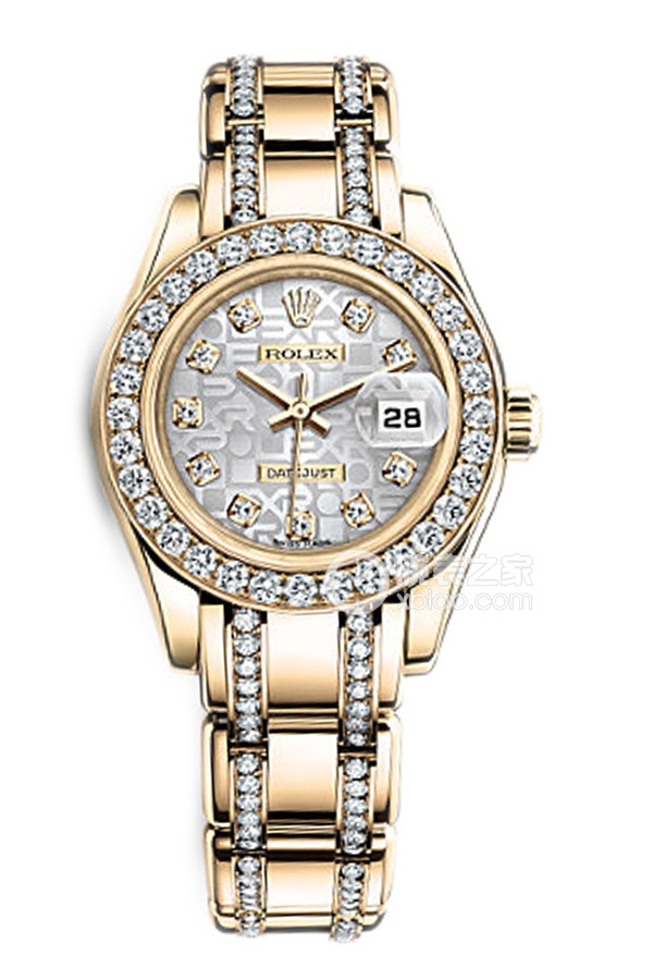 Rolex PEARLMASTER 80298 Silver Commemorative Pattern with Diamonds
