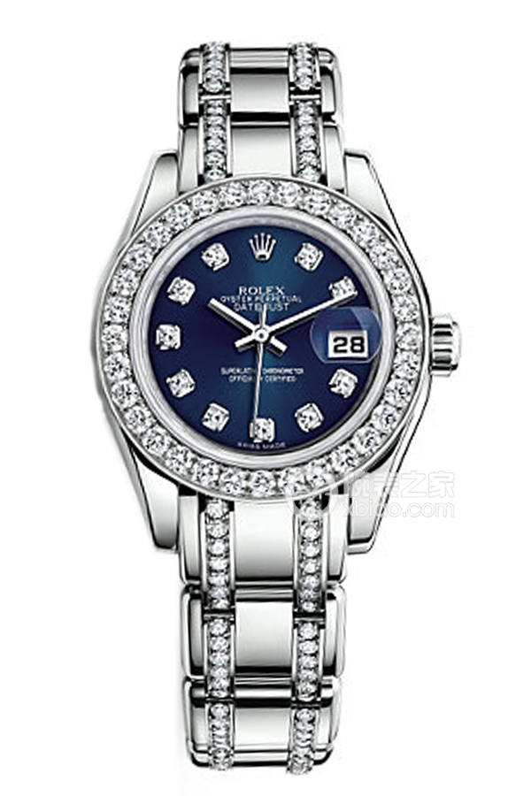 Rolex PEARLMASTER 80299-Blue Dial