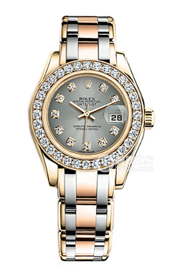 Rolex PEARLMASTER 80298 Stainless Steel with Diamonds