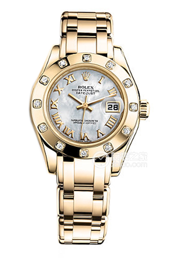 Rolex PEARLMASTER 80318 Mother of Pearl Dial
