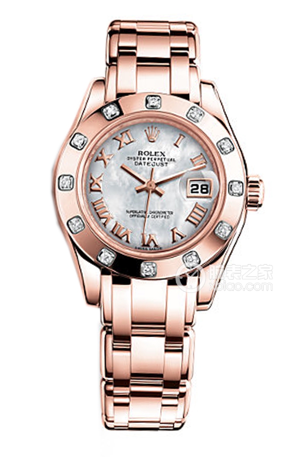 Rolex PEARLMASTER 80315 Mother of Pearl Dial