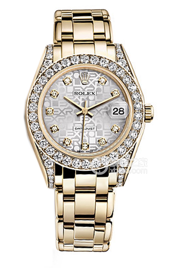 Rolex PEARLMASTER 81158 Silver Commemorative Pattern Dial