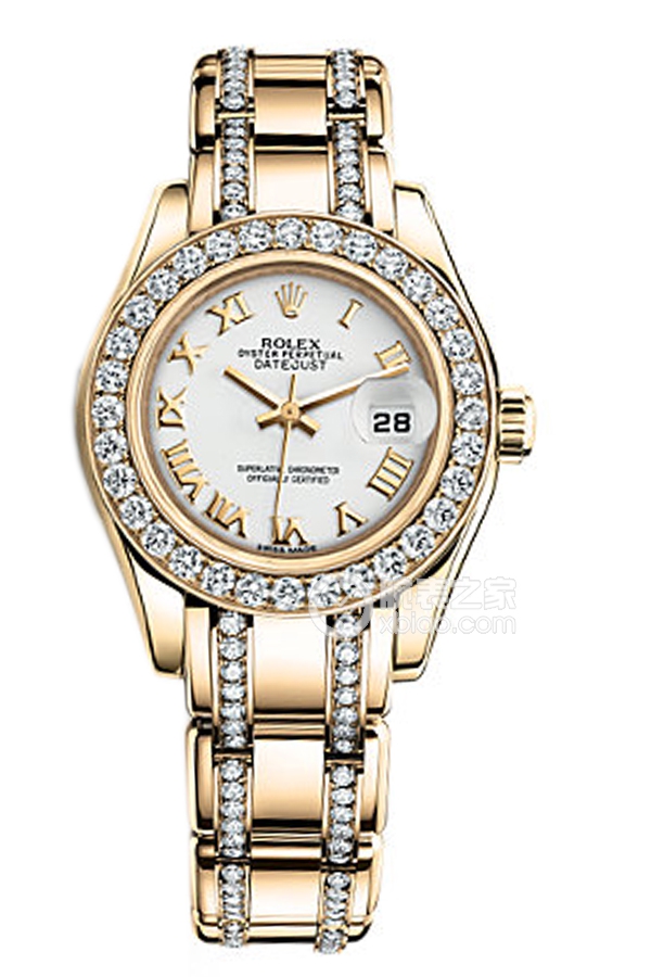 Rolex PEARLMASTER 81285 White Dial