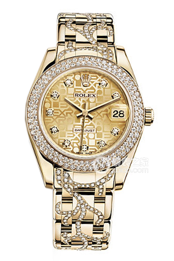 Rolex PEARLMASTER 81338(Champagne Commemorative Pattern with Diamonds)