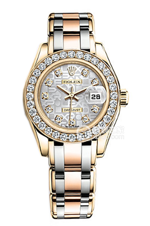 Rolex PEARLMASTER 80298 Silver Commemorative Pattern Dial