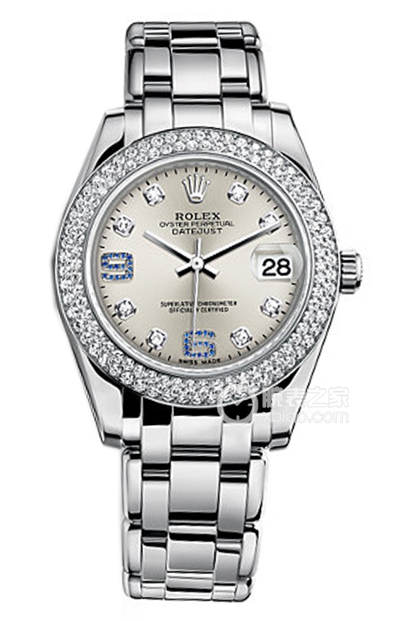Rolex PEARLMASTER 81339 Silver Dial