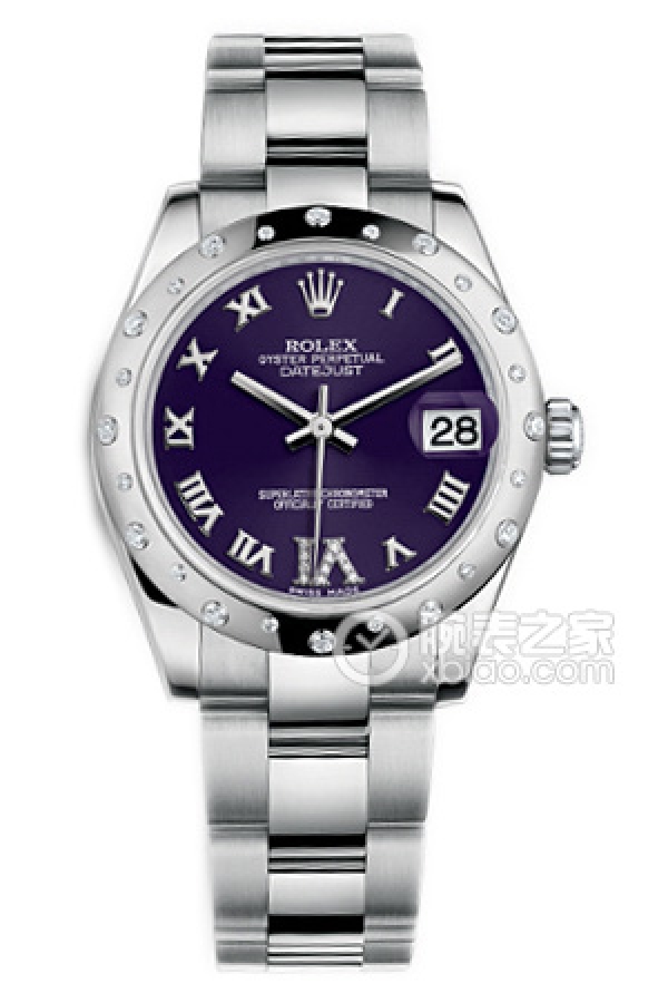 Rolex DATEJUST 178344-72160 VI Purple Dial