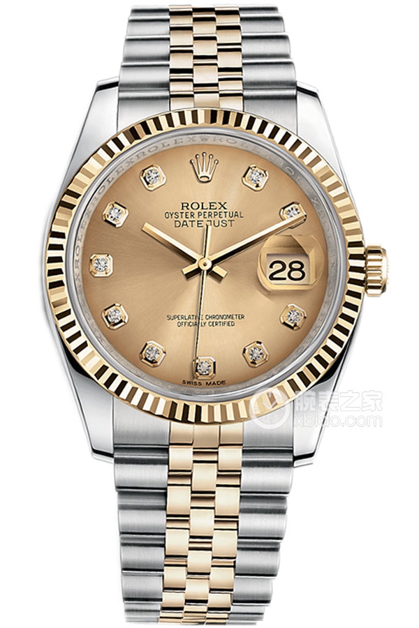 Rolex DATEJUST 116233Champagne Dialwith Diamonds