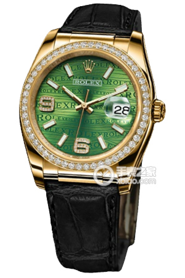 Rolex LADY-DATEJUST 116188 Green Dial with Diamonds