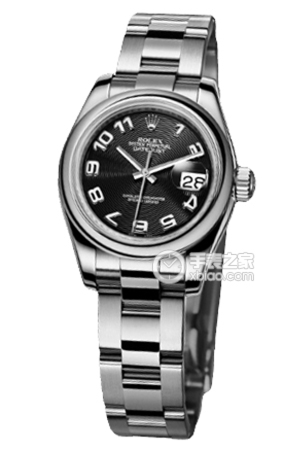 Rolex LADY-DATEJUST 179160 Black Dial with Arabic Numerals