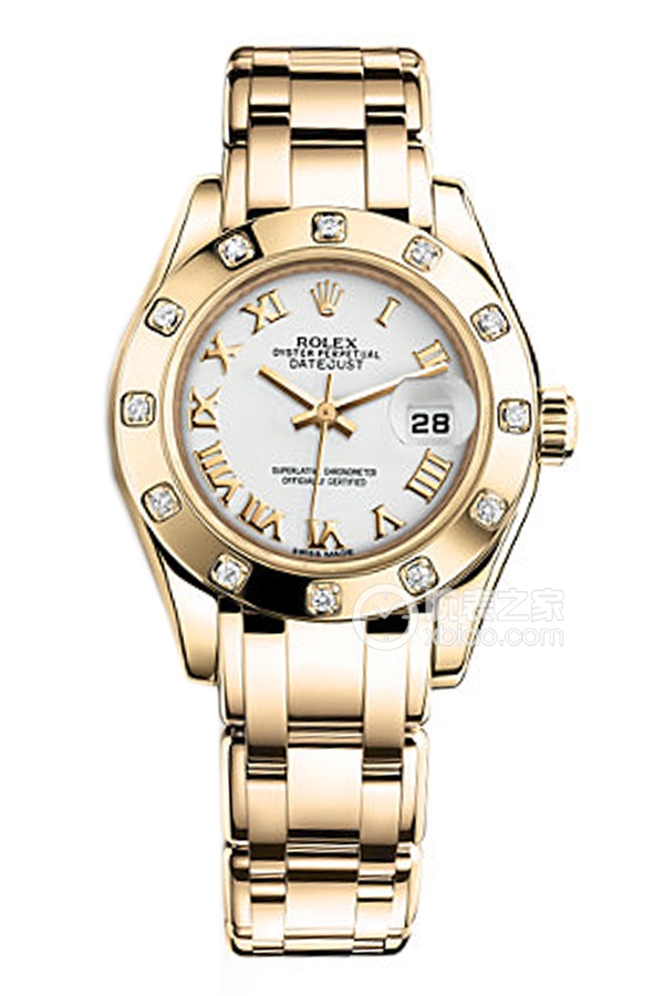 Rolex PEARLMASTER 80318White Dialwith Diamonds