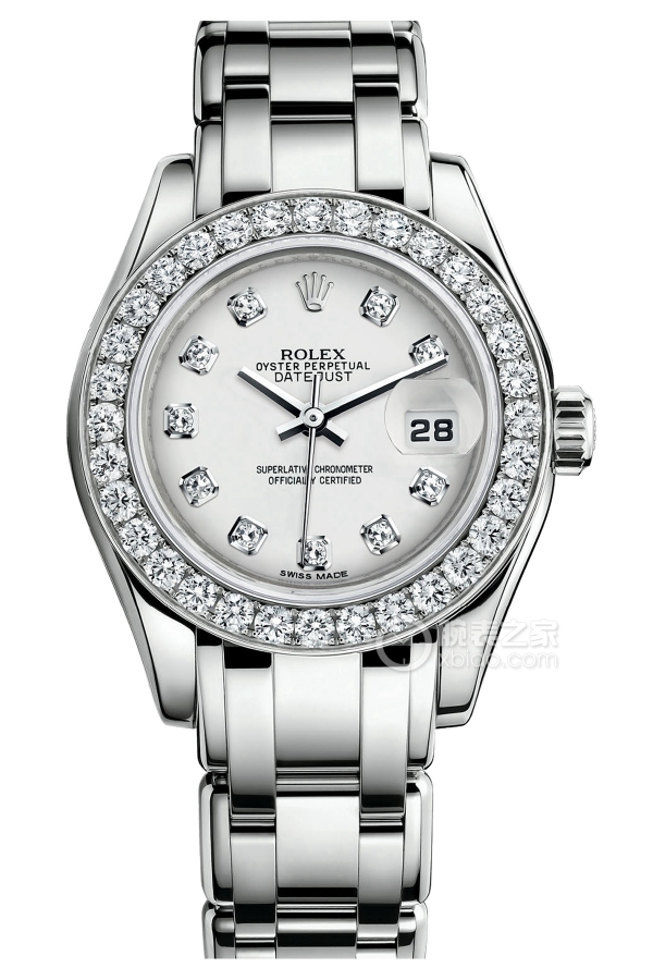 Rolex PEARLMASTER 80299 White Dialwith Diamonds