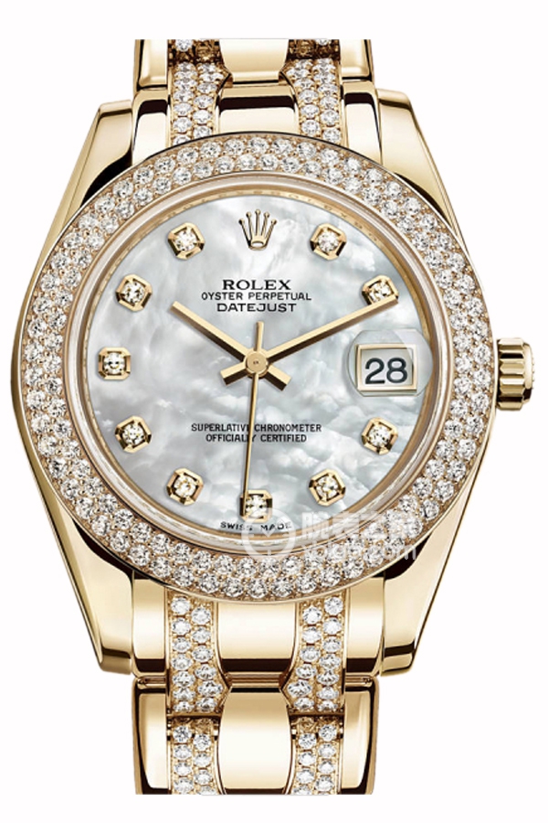 Rolex LADY-DATEJUST 81338 White Mother of Pearl