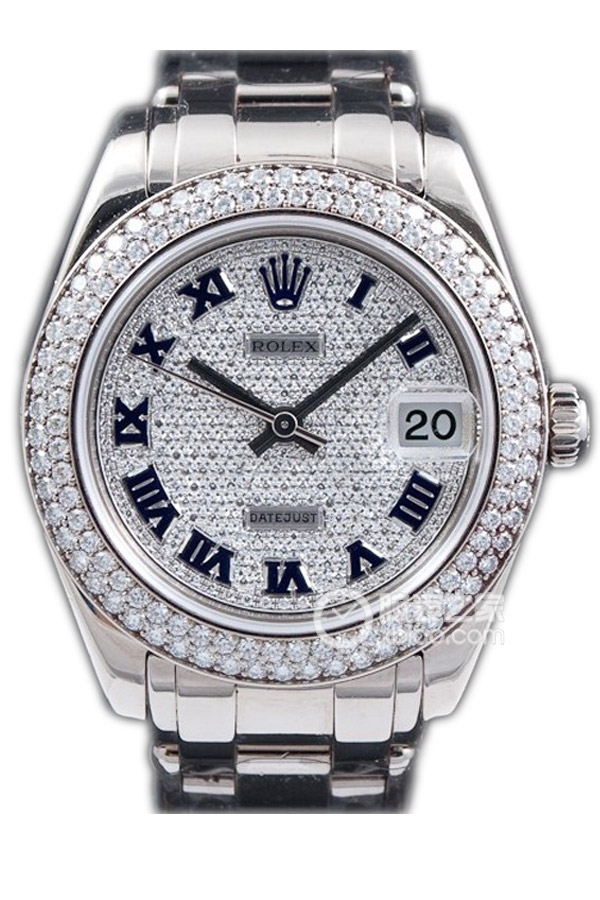 Rolex PEARLMASTER 81339 Pave Diamond Dial