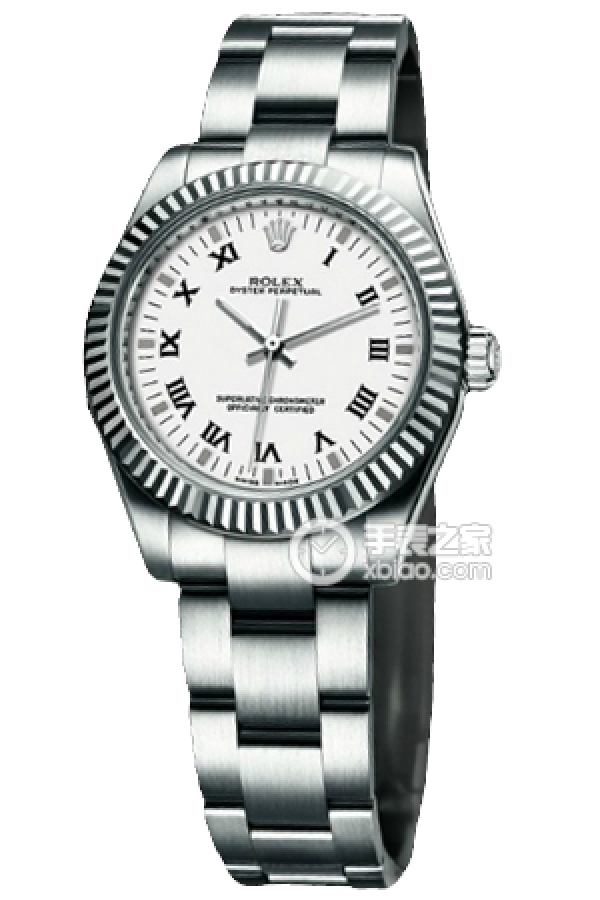 Rolex OYSTER PERPETUAL 177234 Roman Numeral Indice White Dial
